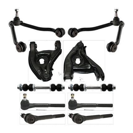 TrueDrive 10-Piece Kit Front, Driver and Passenger Side, Upper and Lower, Control Arm