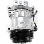 DriveMotive A/C Compressor Kit with A/C Condenser, and A/C Service Kit (Accumulator, Orifice Tube, O-Ring, Gasket Seal Kit), 6-Groove Pulley, 4.33in Diameter; HT6; Hoses Built to Top; PAG 46 Oil; 2 O'Clock Coil - Image 7