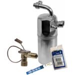 DriveMotive 3-Piece Kit A/C Compressor, 4-Groove Pulley, includes A/C Condenser, and A/C Service Kit (A/C Accumulator, A/C Orifice Tube, and A/C O-Ring and Gasket Seal Kit), One Bolts to mount the Hoses - Image 13