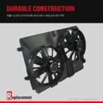 Replacement 5-Piece Kit Radiator Fan - Includes Radiator, Radiator Cap, Radiator Fan, Radiator Support, and Radiator Support Cover - Image 21