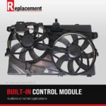 Replacement 5-Piece Kit Radiator Fan - Includes Radiator, Radiator Cap, Radiator Fan, Radiator Support, and Radiator Support Cover - Image 22