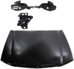 Replacement 4-Piece Kit Factory Style Hood, Steel, Primed, Includes (1) Hood, (2) Hood Hinge, and (1) Hood Latch