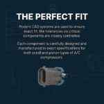 DriveMotive 3-Piece Kit A/C Compressor, 6-Groove Pulley, includes A/C Condenser, and A/C Service Kit (A/C Accumulator, A/C Orifice Tube, and A/C O-Ring and Gasket Seal Kit) - Image 15
