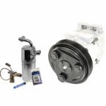 DriveMotive 2-Piece Kit A/C Compressor Kit Kit, Includes A/C Compressor and A/C Service Kit (A/C Accumulator, A/C Orifice Tube, and A/C O-Ring and Gasket Seal Kit)