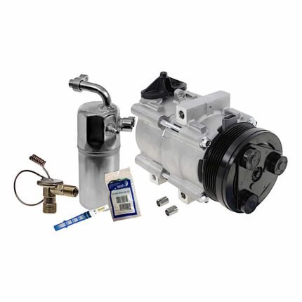 DriveMotive 2-Piece Kit A/C Compressor Kit with A/C Service Kit (A/C Accumulator, A/C Discharge and Liquid Line, and A/C O-Ring and Gasket Seal Kit)