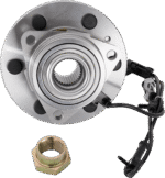 TrueDrive 17-Piece Kit Front, Driver and Passenger Side Axle Assembly, (2) Ball Joint, (2) Control Arm, (1) Idler Arm, (1) Idler Arm Bracket, (1) Pitman Arm, (2) Sway Bar Link, (4) Tie Rod End, and (2)Wheel Hub - Image 7