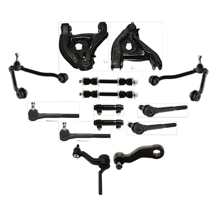 TrueDrive 14-Piece Kit Front, Driver and Passenger Side, Upper and Lower, Control Arm
