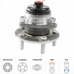 TrueDrive 16-Piece Kit Front, Driver and Passenger Side Fully Loaded Struts Includes Control Arms, Sway Bar Links, Tie Rod Ends, and Wheel Hubs, FWD - Image 14