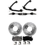 TrueDrive 8-Piece Kit Front Axle Assembly, All Wheel Drive, R Series, With GVW 7,300 Lbs., Includes Brake Discs, Brake Pad Sets, and Control Arms