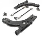 TrueDrive 6-Piece Kit Front, Driver and Passenger Side Control Arm, Includes (2) Axle Assembly, (2) Brake Disc, (1) Brake Pad Set, and (1) Control Arm - Image 7