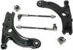 TrueDrive 6-Piece Kit Front, Driver and Passenger Side Control Arm, Sedan/Wagon, includes Axle Assembly, Brake Discs, and Brake Pad Set - Image 8