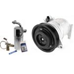 DriveMotive 2-Piece Kit A/C Compressor Kit Kit, Includes A/C Compressor and A/C Service Kit (A/C Expansion Valve, A/C Expansion Valve, A/C Receiver Drier, and A/C O-Ring and Gasket Seal Kit)