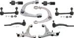 TrueDrive 10-Piece Kit Front, Driver and Passenger Side, Upper and Lower Control Arm, includes (4) Control Arm, (2) Sway Bar Link, and (4) Tie Rod End