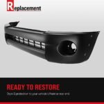 Replacement 4-Piece Kit, Front, Upper Textured Bumper Cover, Includes (1) Bumper, (2) Bumper Bracket, and (1) Bumper Cover - Image 12