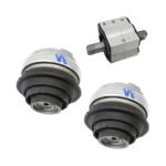 Lemfoerder KIT-070224-052 Driver or Passenger Side Motor Mount, 3-Piece Kit