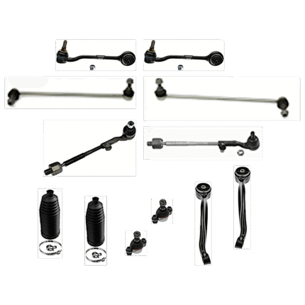 Lemfoerder KIT-070224-621 10-Piece Control Arm Kit