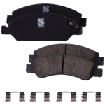 TrueDrive 2-Wheel Set Front, Driver and Passenger Side, Inner and Outer, Upper and Lower Wheel Hub with Ball Joint, Brake Discs, Brake Pad Set, Control Arms, Sway Bar Link, and Tie Rod Ends - Image 4