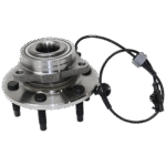 TrueDrive 2-Wheel Set Front, Driver and Passenger Side, Inner and Outer, Upper and Lower Wheel Hub with Ball Joint, Brake Discs, Brake Pad Set, Control Arms, Sway Bar Link, and Tie Rod Ends - Image 7