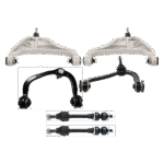 TrueDrive 6-Piece Kit Front, Driver and Passenger Side, Upper and Lower Control Arm, includes (4) Control Arm and (2) Sway Bar Link - Image 17