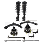 TrueDrive 11-Piece Kit Fully Loaded Strut Includes Control Arm, Sway Bar Link, Tie Rod End, and Wheel Hub - Image 21