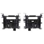 Replacement 3-Piece Kit, Front, Driver and Passenger Side Bumper, Chrome, Includes (1) Bumper and (4) Bumper Bracket - Image 8