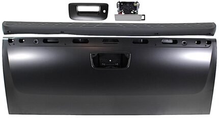 Replacement 4-Piece Kit Tailgate, Primed, Includes (1) Tailgate, (1) Tailgate Handle, (1) Tailgate Handle Bezel, and (1) Tailgate Molding