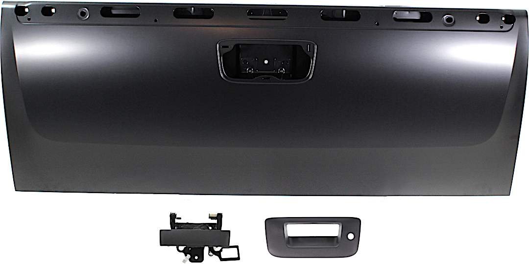 kit-071017-61_1.jpg Replacement 3-Piece Kit Tailgate, Primed, Includes (1) Tailgate, (1) Tailgate Handle, and (1) Tailgate Handle Bezel - Image 1