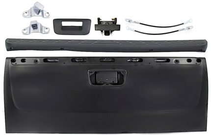 Replacement 8-Piece Kit Tailgate, Primed, Includes (1) Tailgate, (2) Tailgate Cable, (2) Tailgate Handle, (1) Tailgate Hinge, and (1) Tailgate Molding