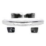 Replacement 5-Piece Kit, Front Bumper, Chrome, Includes (1) Bumper and (4) Bumper End - Image 23