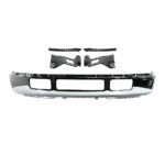 Replacement 5-Piece Kit, Front Bumper, For Models With Fender Flare Holes, Chrome, Includes (1) Bumper and (4) Bumper Bracket - Image 23