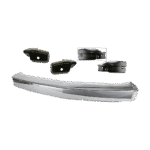 Replacement 5-Piece Kit, Front Bumper, Chrome, Includes (1) Bumper, (2) Bumper Bracket, and (2) Bumper End - Image 23