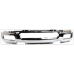 Replacement 9-Piece Kit Front Bumper, Chrome, Includes (1) Bumper and (8) Bumper Bracket - Image 2