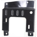 Replacement 9-Piece Kit Front Bumper, Chrome, Includes (1) Bumper and (8) Bumper Bracket - Image 6