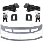 Replacement 8-Piece Kit, Front Bumper, Paint to Match, Includes (1) Bumper, (4) Bumper Bracket, (1) Bumper Trim, and (2) Fog Light