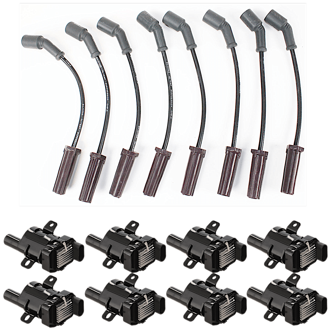 kit-071824-c898_1.png JC Whitney 16-Piece Kit Spark Plug Wire, Kit, includes (8) Ignition Coil and (1) Spark Plug Wire, Includes (8) Ignition Coil and (1) Spark Plug Wire - Image 1