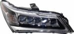 Replacement 3-Piece Kit Driver and Passenger Side LED Headlight, With bulb(s), OE Replacement, Includes (2) Headlight and (1) Bumper Cover - Image 2