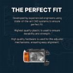 Replacement 3-Piece Kit Driver and Passenger Side LED Headlight, With bulb(s), OE Replacement, Includes (2) Headlight and (1) Bumper Cover - Image 15