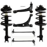 TrueDrive 6-Piece Kit Fully Loaded Struts with Control Arms, and Sway Bar Links