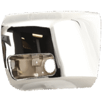 Replacement 4-Piece Kit Front, Driver and Passenger Side Bumper End, Chrome, Plastic, Includes (2) Bumper End and (2) Fog Light - Image 4