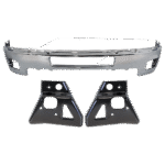Replacement 3-Piece Kit, Front Bumper, Chrome, Includes (1) Bumper and (2) Bumper Bracket