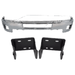 Replacement 3-Piece Kit, Front Bumper, Chrome, Includes (1) Bumper and (2) Bumper Bracket