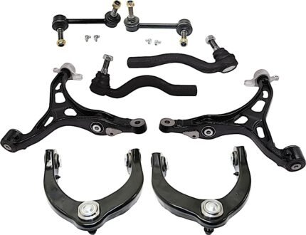 TrueDrive 8-Piece Kit Control Arm Includes (4) Control Arm, (2) Sway Bar Link, and (2) Tie Rod End