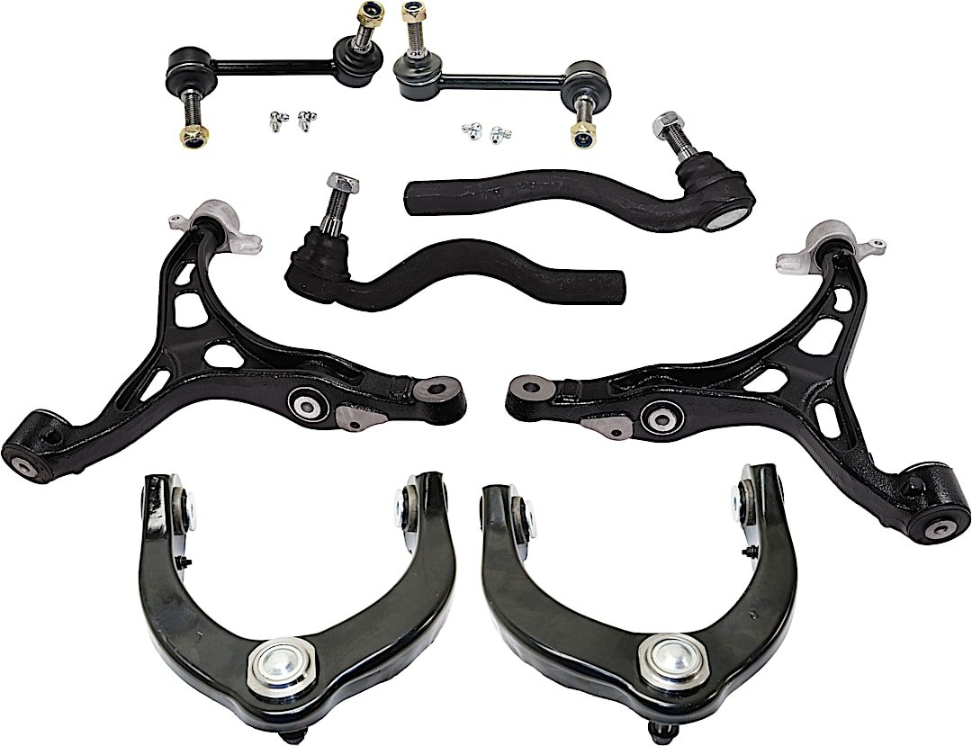 kit-072324-c75_1.jpg TrueDrive 8-Piece Kit Control Arm Includes (4) Control Arm, (2) Sway Bar Link, and (2) Tie Rod End - Image 1