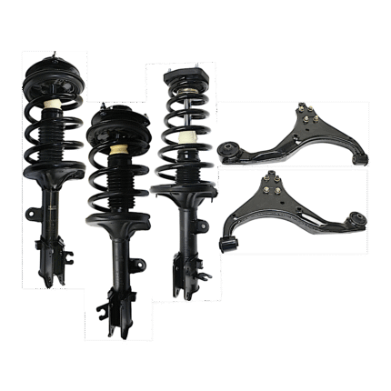TrueDrive 5-Piece Kit Fully Loaded Struts with Control Arms