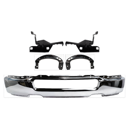 Replacement 5-Piece Kit, Bumper, Chrome, Includes (1) Bumper and (4) Bumper Bracket