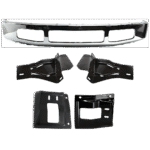 Replacement 5-Piece Kit, Bumper, Chrome, Includes (1) Bumper and (4) Bumper Bracket
