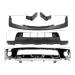 Replacement 5-Piece Kit, Bumper, Chrome, Includes (1) Bumper, (2) Bumper Bracket, (1) Bumper Trim, and (1) Valance