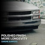 Replacement 4-Piece Kit, Bumper, Chrome, Includes (1) Bumper, (1) Bumper Cover, and (2) Headlight Filler - Image 10