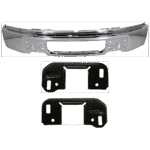 Replacement 3-Piece Kit, Bumper, Chrome, Includes (1) Bumper and (2) Bumper Bracket