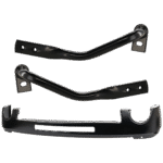 Replacement 3-Piece Kit, Bumper, Powdercoated Black, Includes (1) Bumper and (2) Bumper Bracket